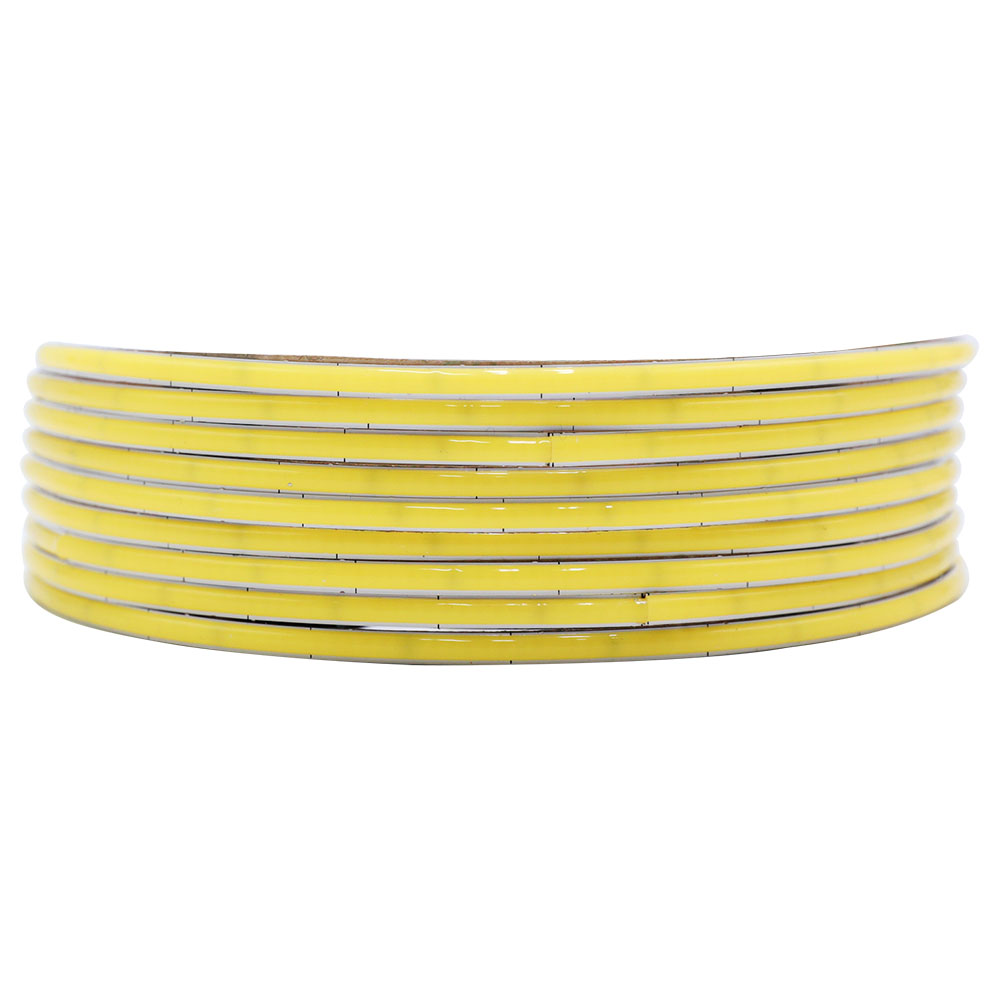 DC12/24V 4MM Super Narrow 480LEDs/M High Density Single Color 90 CRI LED Flexible COB Strip Light 16.4ft/5m per Roll